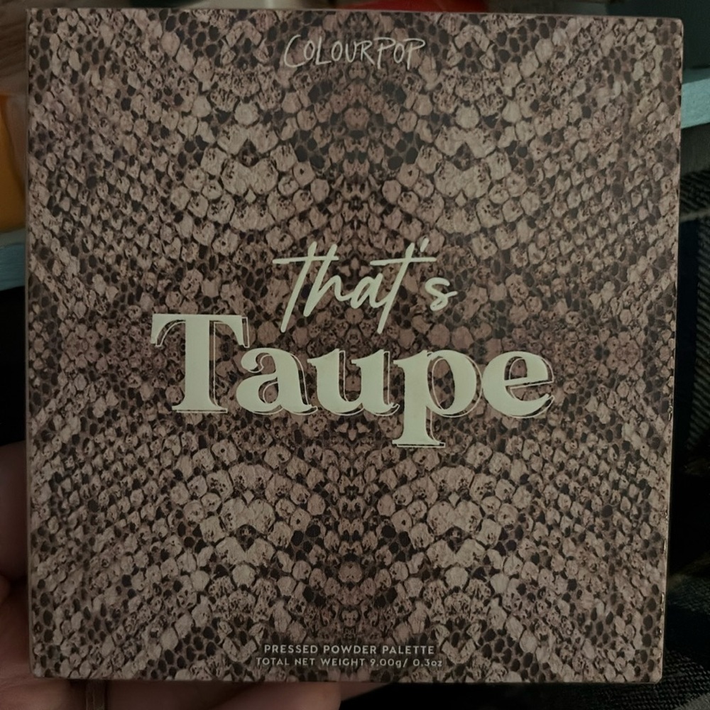 NWT unopened ColourPop that’s Taupe eyeshadow palette